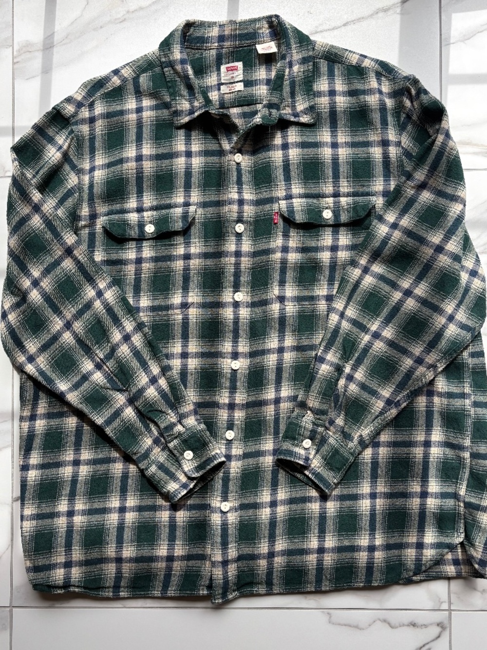 Plaid Levi Worker Shirt